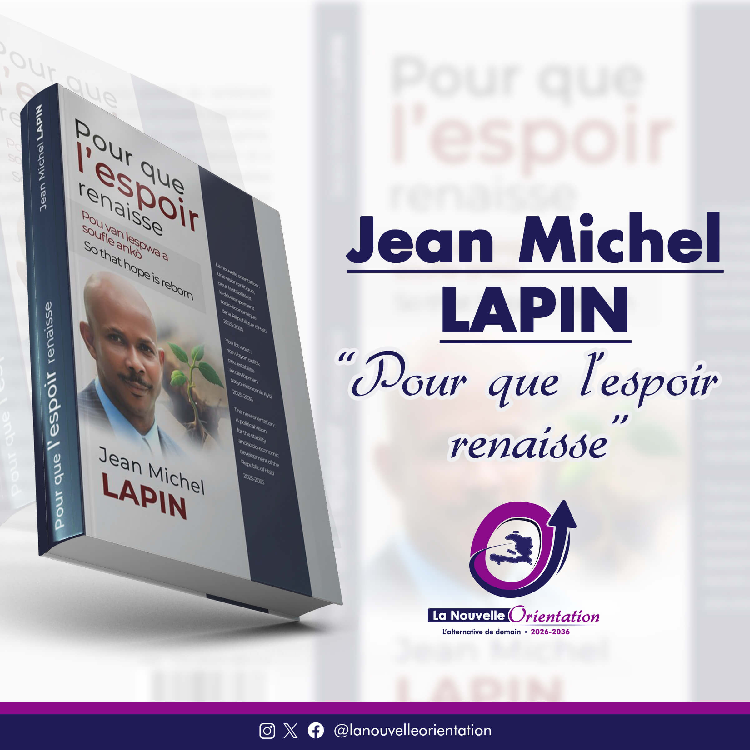 AFFICHE LIVRE - JM LAPIN
